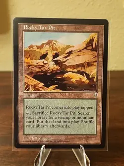 Rocky Tar Pit | M-NM | Mirage | MTG Magic The Gathering - Image 1