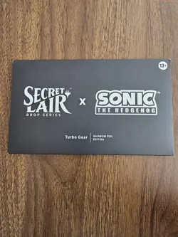 MTG Secret Lair x Sonic Turbo Gear - FOIL OPENED - - Image 1