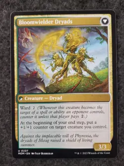 BLOOMWIELDER DRYADS / INVASION OF MOAG MTG MARCH OF THE MACHINE #237 .(DS3D1K5) - Image 1