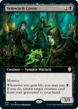 1 x Veinwitch Coven - Extended Art - Commander 2021 - NM-Mint - MTG - Image 1