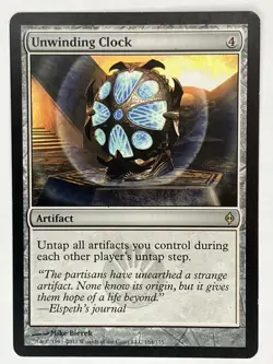 Unwinding Clock LP New Phyrexia 164/175 MTG Regular - Image 1