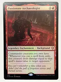 Passionate Archaeologist NM Commander Legends: Battle for Baldur's Gate Foil MTG - Image 1