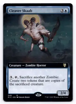 Cleaver Skaab NM Extended Art Commander: Innistrad: Midnight Hunt MTG Regular - Image 1