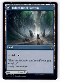Barkchannel Pathway LP Kaldheim 251/285 MTG Magic Regular - Image 2