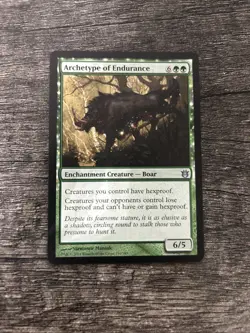 MTG 1x Archetype of Endurance x1 LP Born of the Gods - Image 1