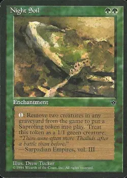 Night Soil (3) - Medium Play MTG Fallen Empires - Image 1