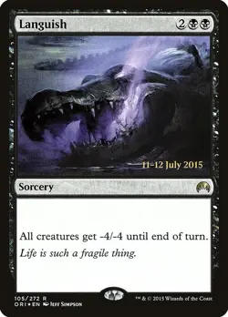 Languish | FOIL | MTG Magic Origins Prerelease Promo #105 | M/NM - Image 1