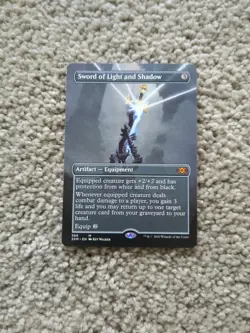MTG Sword of Light and Shadow (Borderless), NM-Mint, English Double Masters - Image 1