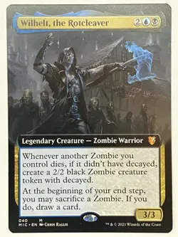 Wilhelt, the Rotcleaver NM Extended Art Commander: Innistrad: Midnight Hunt MTG - Image 1