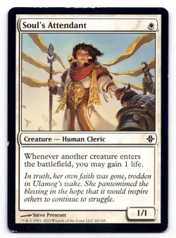 Soul's Attendant LP Rise of the Eldrazi 44/248 MTG Regular - Image 1