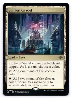 Sunken Citadel NM The Lost Caverns of Ixalan 285 MTG Regular - Image 1