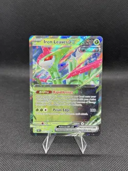 Pokemon TCG Iron Leaves Ex 025/162 Temporal Forces Double Rare English 2024 NM - Image 1