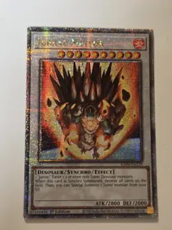 Jurrac Meteor RA04-EN139 Quarter Century Secret Rare Yugioh 1st Edition Mint - Image 1