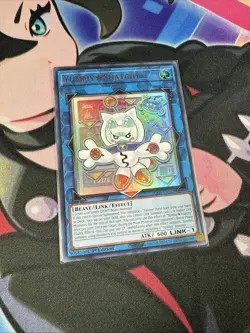 Yummy Snatchy JUSH-EN022 Ultra Rare Yugioh Justice Hunters 1st Edition Mint - Image 2