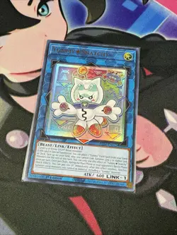 Yummy Snatchy JUSH-EN022 Ultra Rare Yugioh Justice Hunters 1st Edition Mint - Image 3