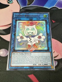 Yummy Snatchy JUSH-EN022 Ultra Rare Yugioh Justice Hunters 1st Edition Mint - Image 4