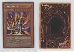 Lava Golem YuGiOh Pharaonic Guardian #PGD-107 2003 1i1o - Image 3