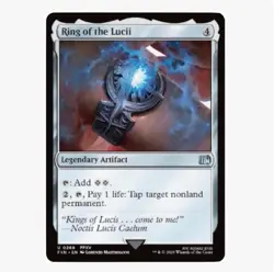 Ring of the Lucii - Foil Card - Final Fantasy (FIN) - MTG Uncommon #269 - Image 1