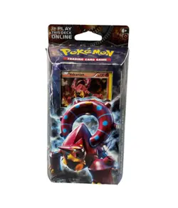 Pokemon TCG Steam Siege Gears of Fire 60-Card Theme Deck w Holographic Volcanion - Image 1