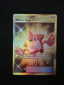 Rotom Dex - 159/149 - Pokemon Sun & Moon Base Set Secret Rare Card NM - Image 1