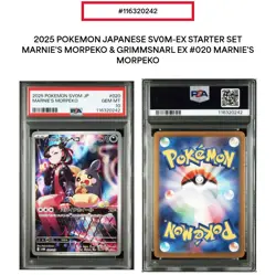 PSA 10 Marnie's Morpeko 020/019 SV0M Starter Set Pokemon Card Japanese - Image 1