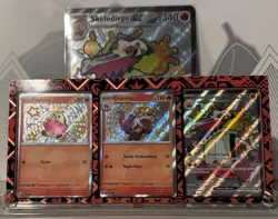 Pokemon Paldean Fates Promo Set Fuecoco/Crocolar/Skeledirge w/Jumbo Card! - Image 1