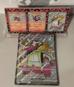 Pokemon Paldean Fates Promo Set Fuecoco/Crocolar/Skeledirge w/Jumbo Card! - Image 2