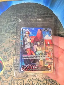 One Piece TCG Shanks OP09-001 PSA Exclusive Promo Card - Sealed - Image 1