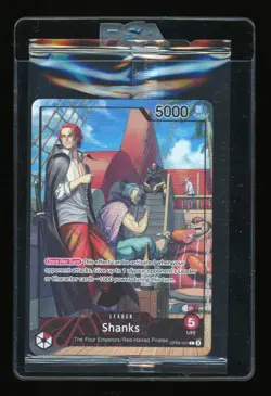 One Piece TCG Shanks OP09-001 PSA Exclusive Promo Card - Sealed - Image 1