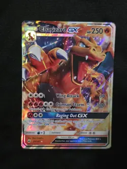 Charizard GX 20/147 Burning Shadows Off Center Pokemon Card OC Near Mint - Mint - Image 1