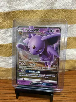 Pokemon TCG Espeon GX 61/149 Sun & Moon Base Set NM Pokemon Card 2017 - Image 1