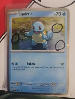 Squirrel [ With 3 swirls ] 2023 card 048 😁 - Image 1