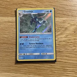 Pokemon 2019 Greninja Detective Pikachu Holo Holographic Card 9/18 Rare Foil - Image 1