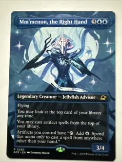 MTG Mm'menon, the Right Hand 0290 (borderless) Edge of Eternities NM - Image 1