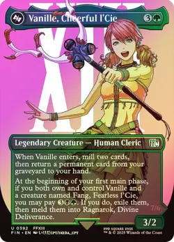 Vanille, Cheerful l'Cie Foil Showcase Final Fantasy MTG NM - Image 1