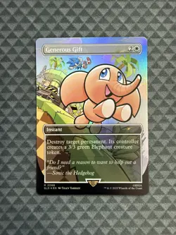 MTG Generous Gift #2088 Rainbow Foil Rare Secret Lair Drop Series (SLD) - Image 1