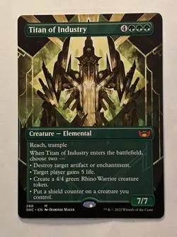 MTG Titan of Industry Borderless SNC 289 Nonfoil M Near Mint - Image 1