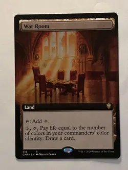 MTG War Room Extended CMR 716 Nonfoil R Near Mint - Image 1