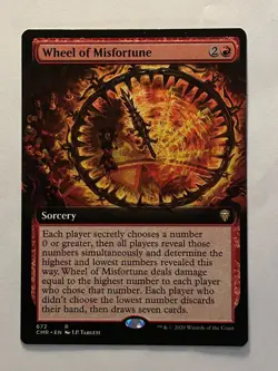 MTG Wheel of Misfortune Extended CMR 672 Nonfoil R Near Mint - Image 1