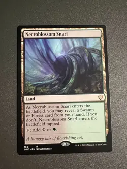 Necroblossom Snarl - MTG Phyrexia: All Will Be One: Commander - NM - Image 1
