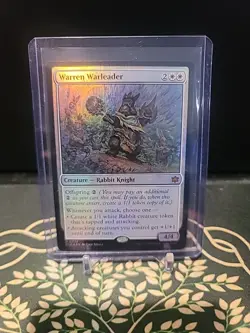1 x Warren Warleader - Foil - Bloomburrow - NM-Mint - MTG - Image 1