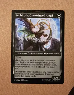 MTG Sephiroth, Fabled SOLDIER w/Emblem x1 NM from Final Fantasy - Image 2