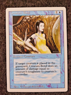 Creature Bond Revised Never played MTG ............................... (DS3D1K5) - Image 1