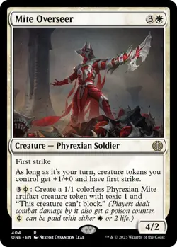 Mite Overseer LP #404 Phyrexia: All Will Be One MTG - Image 1