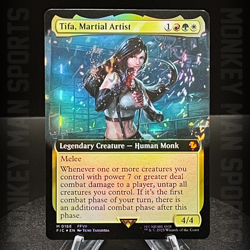 Magic MTG Final Fantasy - Tifa, Martial Artist - FIC M 0188 FOIL EXTENDED ART - Image 1