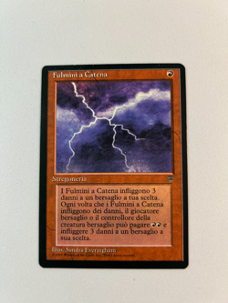 Chain Lightning (Fulmini a Catena) - Italian Legends 1995 MTG card [NM] - Image 1