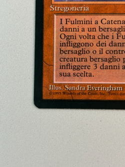 Chain Lightning (Fulmini a Catena) - Italian Legends 1995 MTG card [NM] - Image 5