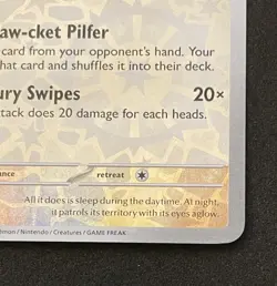 2025 Pokemon SV Destined Rivals Team Rocket's Meowth Reverse Holo #149/182 NM - Image 4