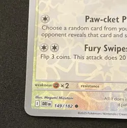 2025 Pokemon SV Destined Rivals Team Rocket's Meowth Reverse Holo #149/182 NM - Image 5