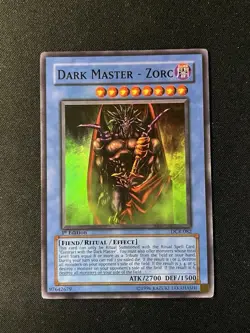 Yugioh Dark Master - Zorc DCR-082 Dark Crisis 1st Edition Super Rare NM/M - Image 1